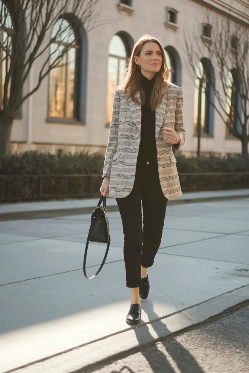 fall office outfits for women+The Go-To Casual Work Uniform