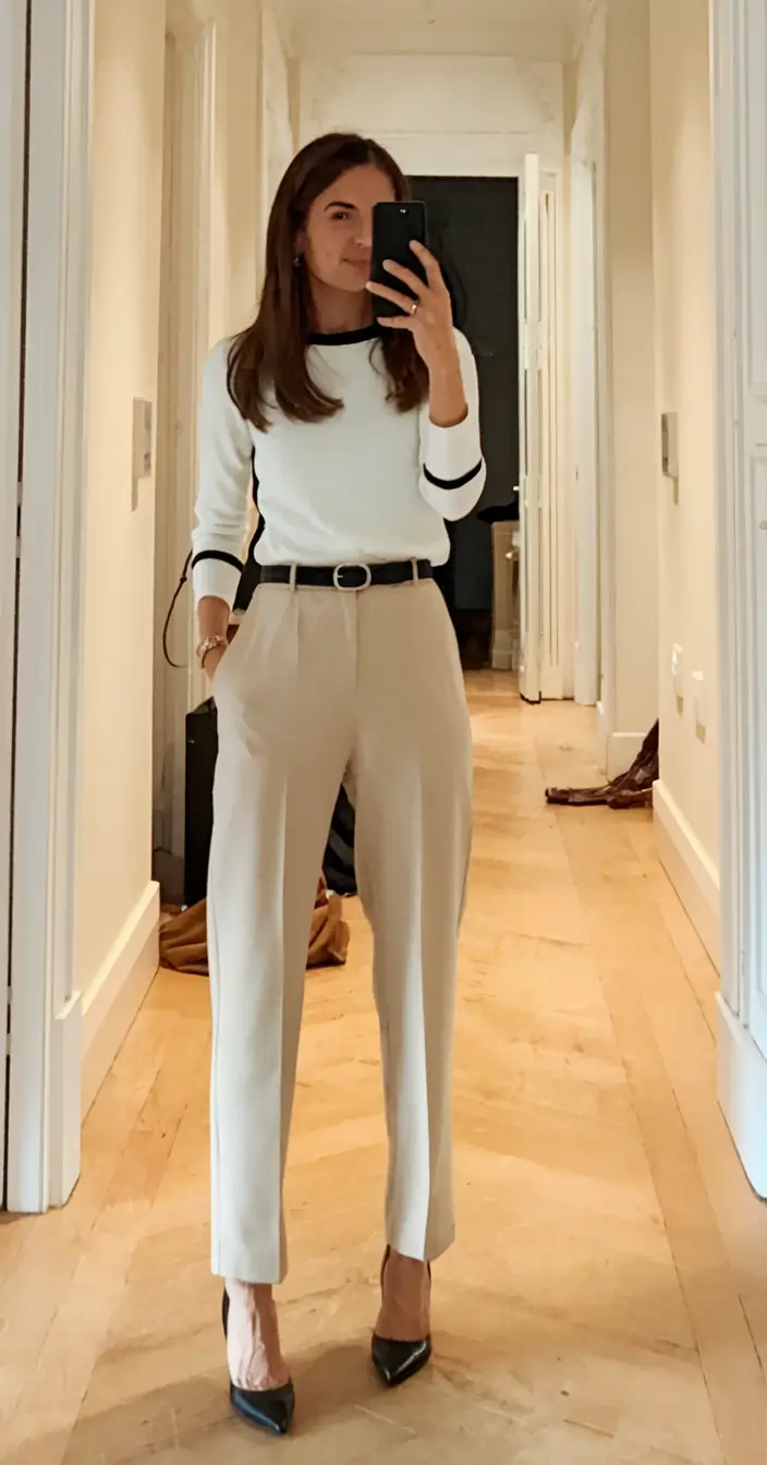 fall office outfits for women+Neutral Tones with Timeless Appeal