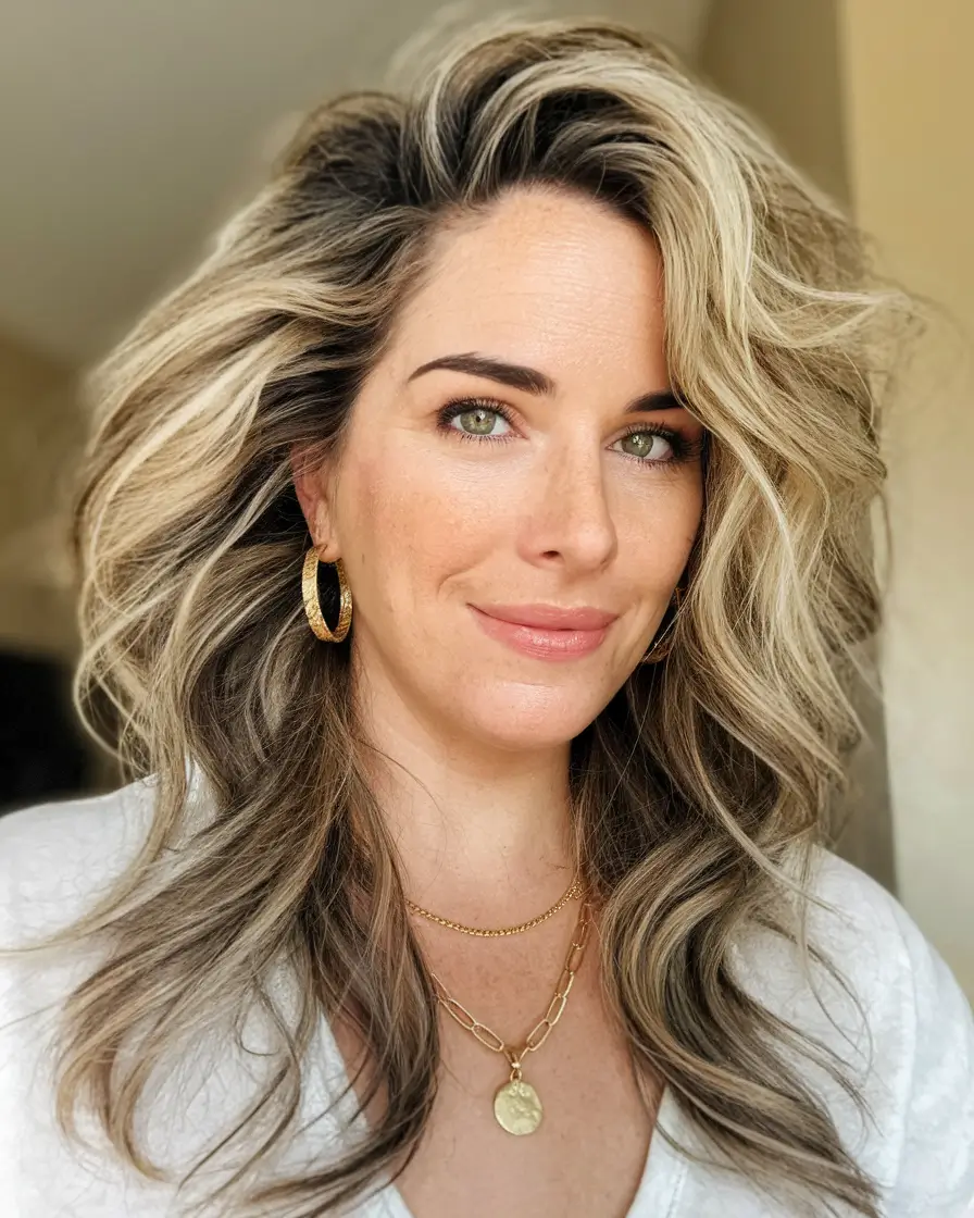 Fresh Fall 2025 Haircuts for Women Over 40 Shagged-Out Layers with Volume and Lift