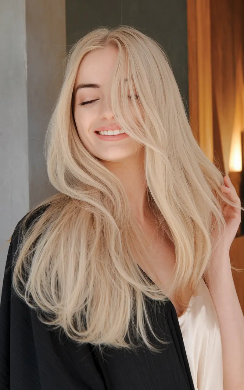 Golden Fall Hair Color for Blondes in 2025 Silky Oat-Milk Layers