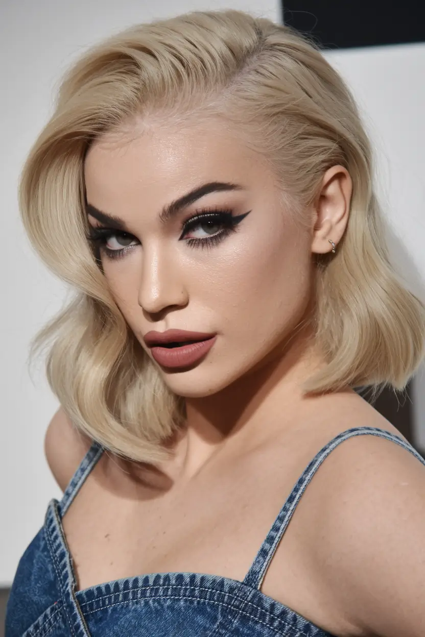 Golden Fall Hair Color for Blondes in 2025 Classic Bombshell Bob
