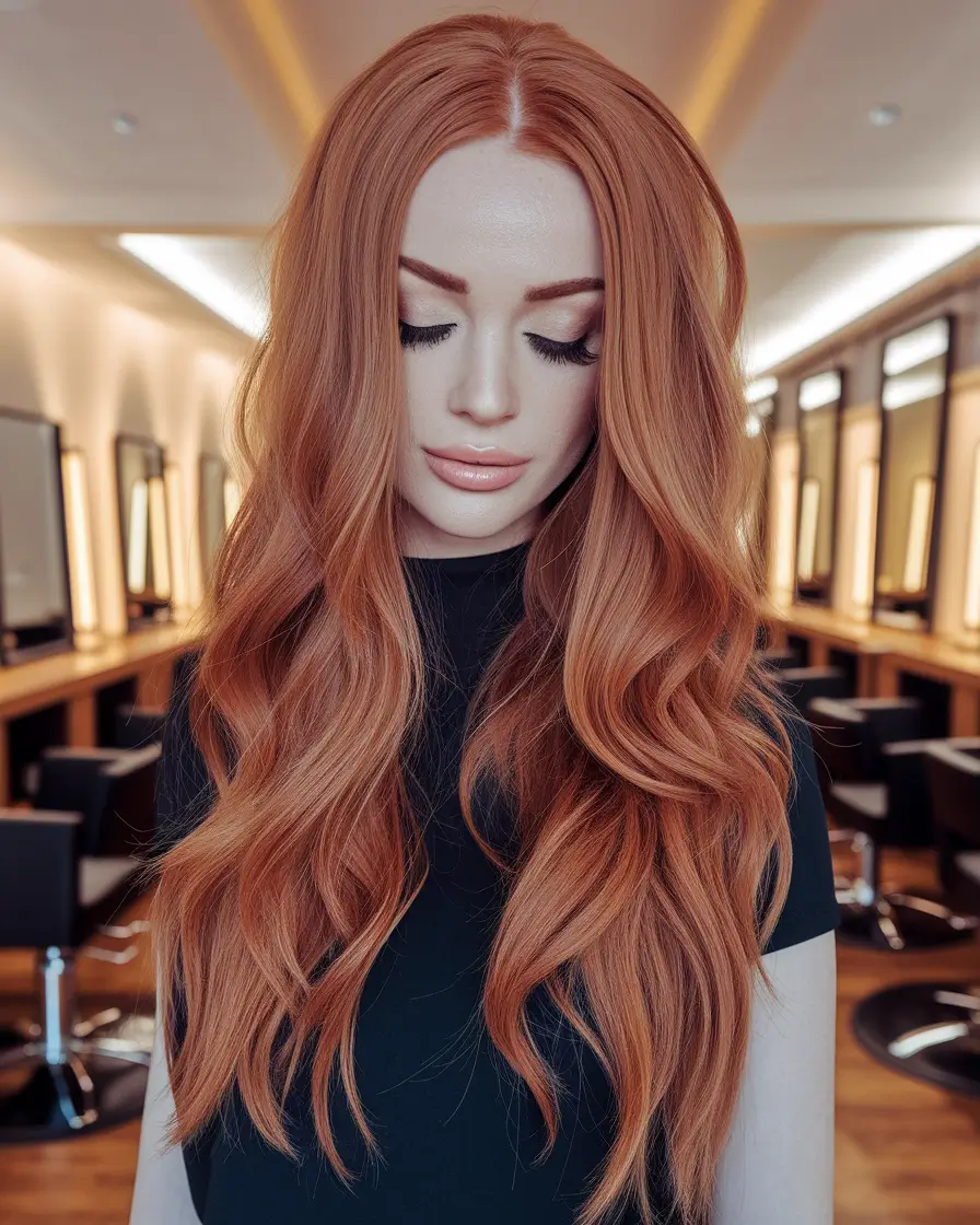 Haircut Ideas for Fall 2025 Russet Siren Cascades