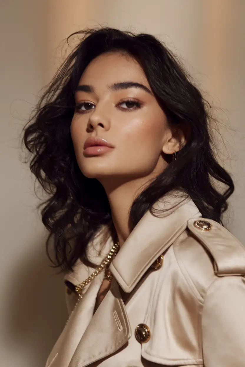 Haircut Ideas for Fall 2025 Soft Noir Waves
