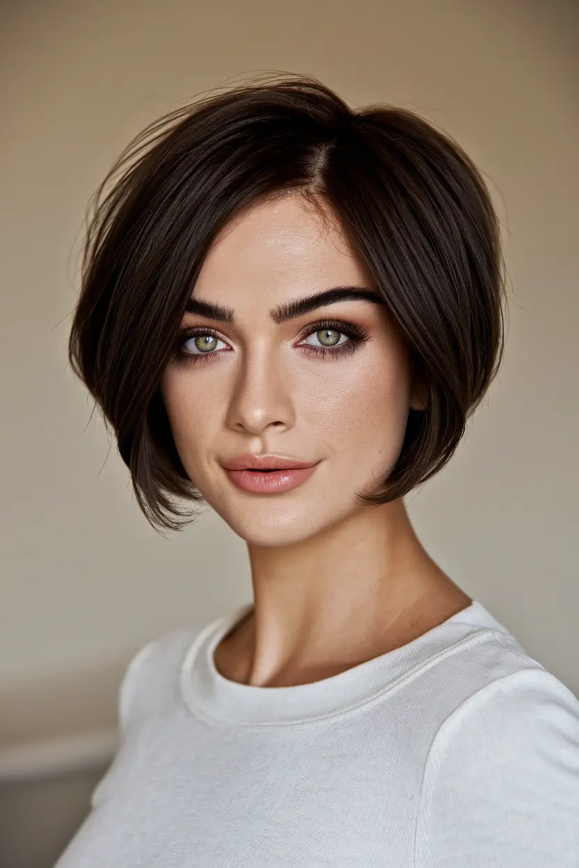 Haircut Ideas for Fall 2025 Airy Espresso Crop