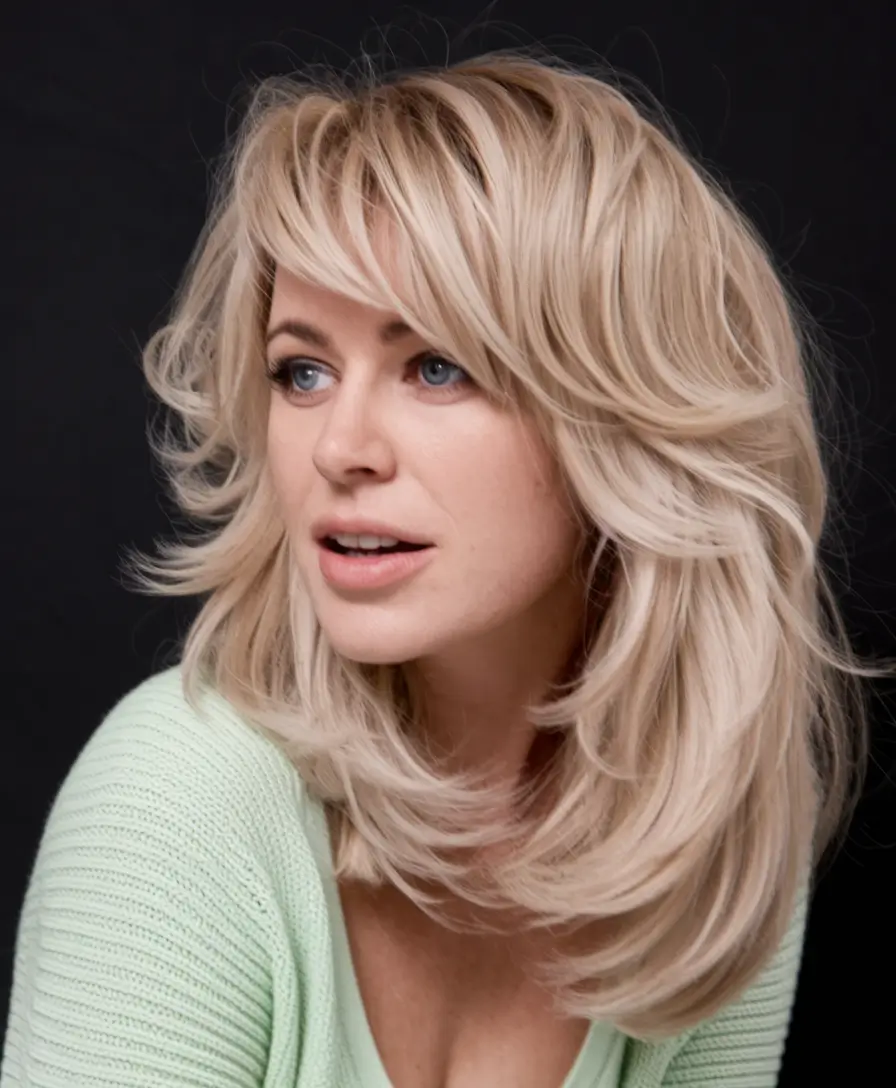 Haircut Ideas for Fall 2025 Feathered Vanilla Layers