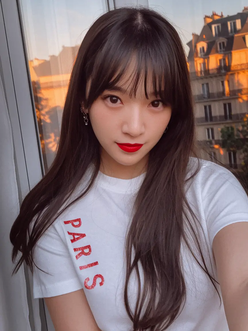 Insta-Cute Hairstyles for Fall 2025 Soft Bangs and Long Chocolate Lengths