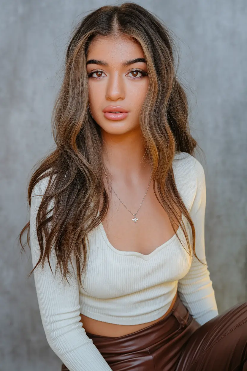 Insta-Cute Hairstyles for Fall 2025 Beachy Balayage with Modern Layers