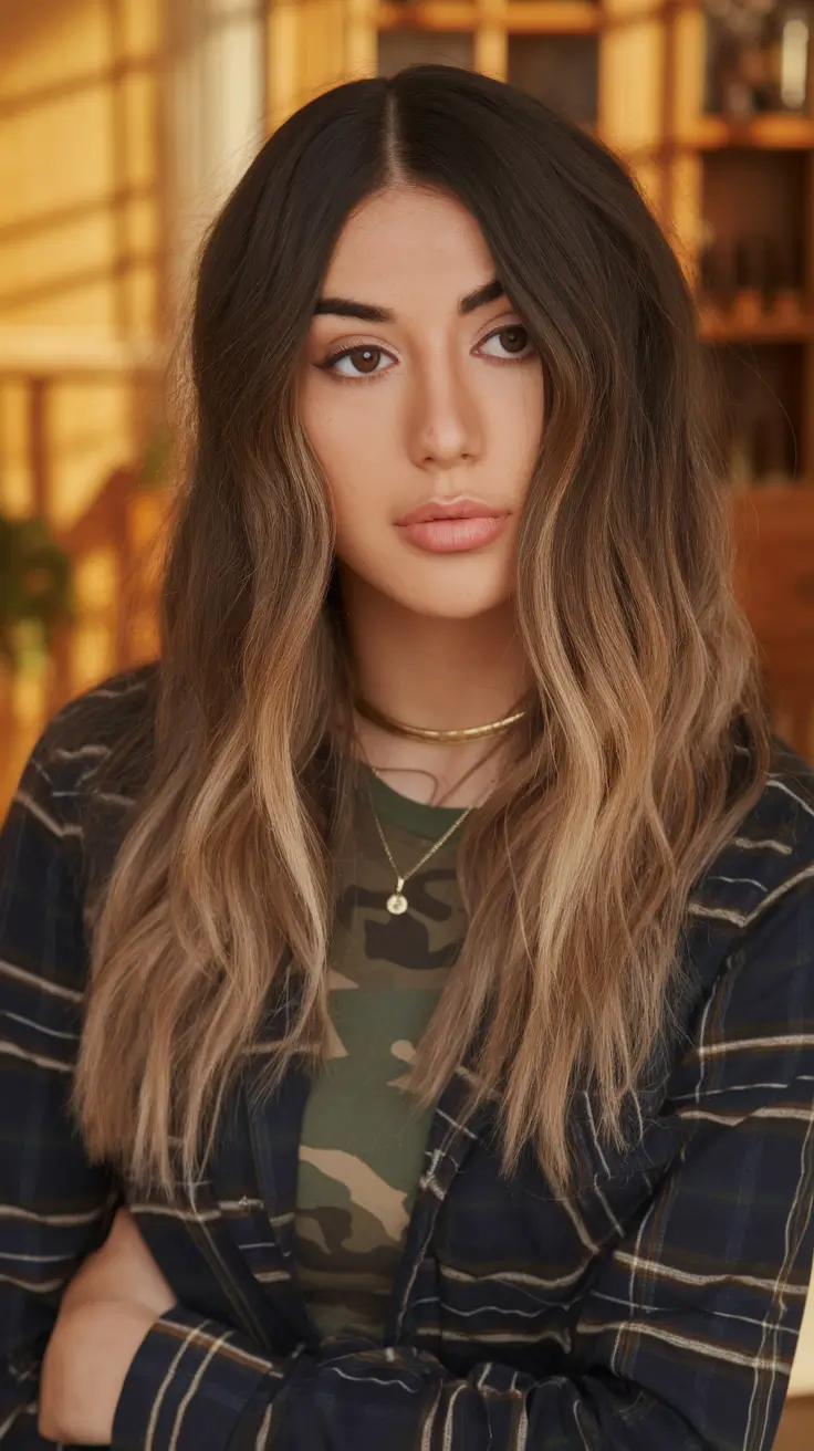 Insta-Cute Hairstyles for Fall 2025 Low-Contrast Blonde Ends with Loose Volume