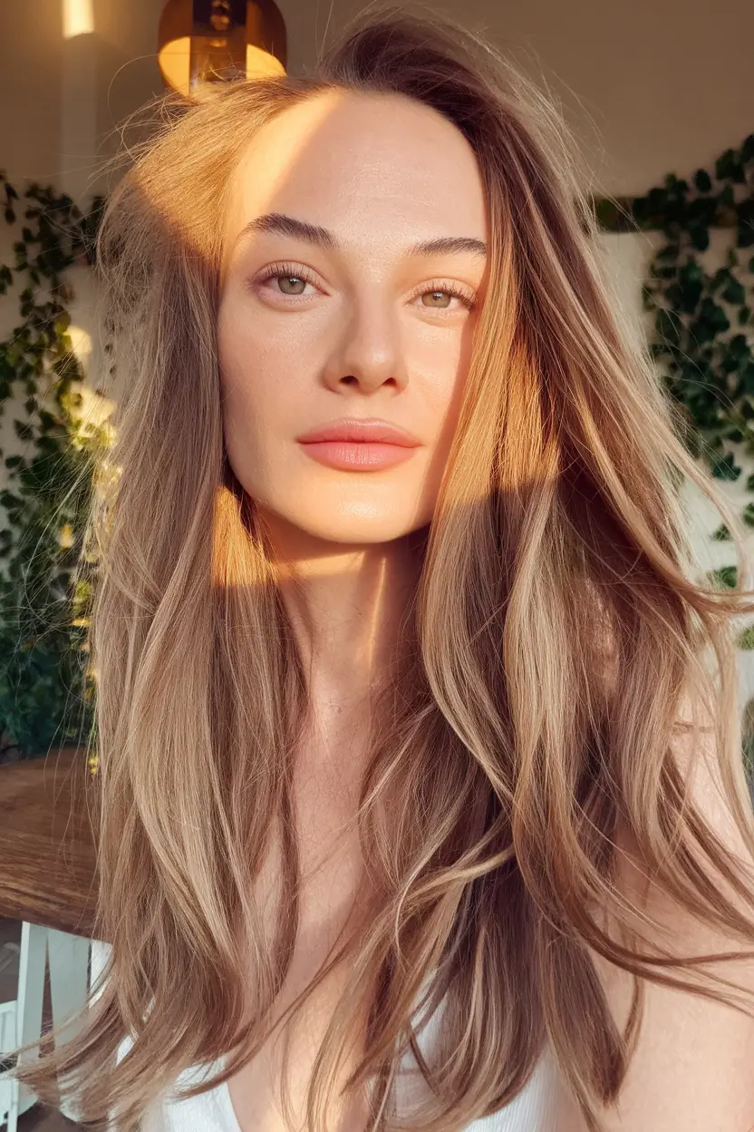 Insta-Cute Hairstyles for Fall 2025 Soft Layers with Root Lift and Sunset Tones
