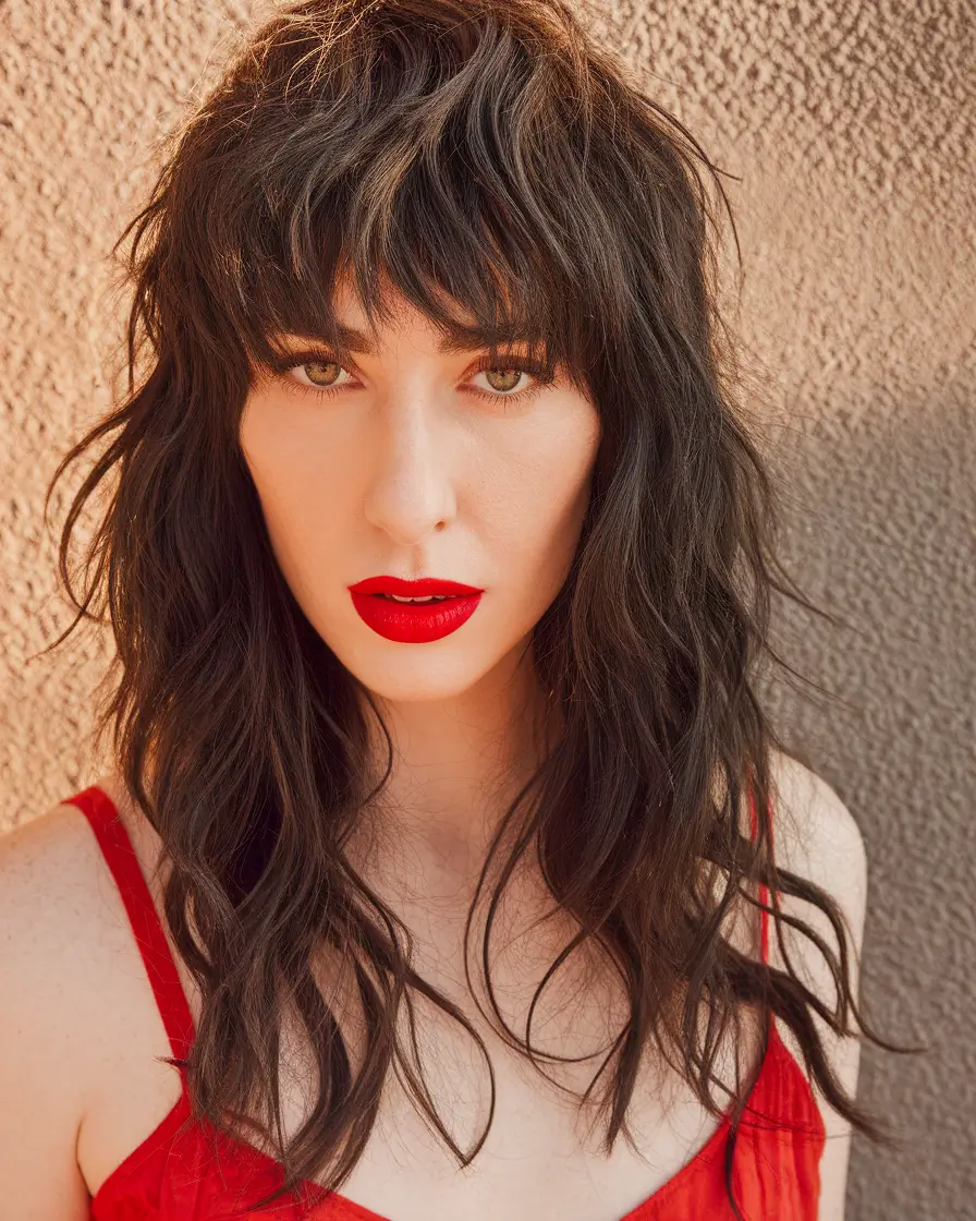 Modern Fall Shag Haircuts to Copy in 2025 Rockstar Layers with Tousled Texture