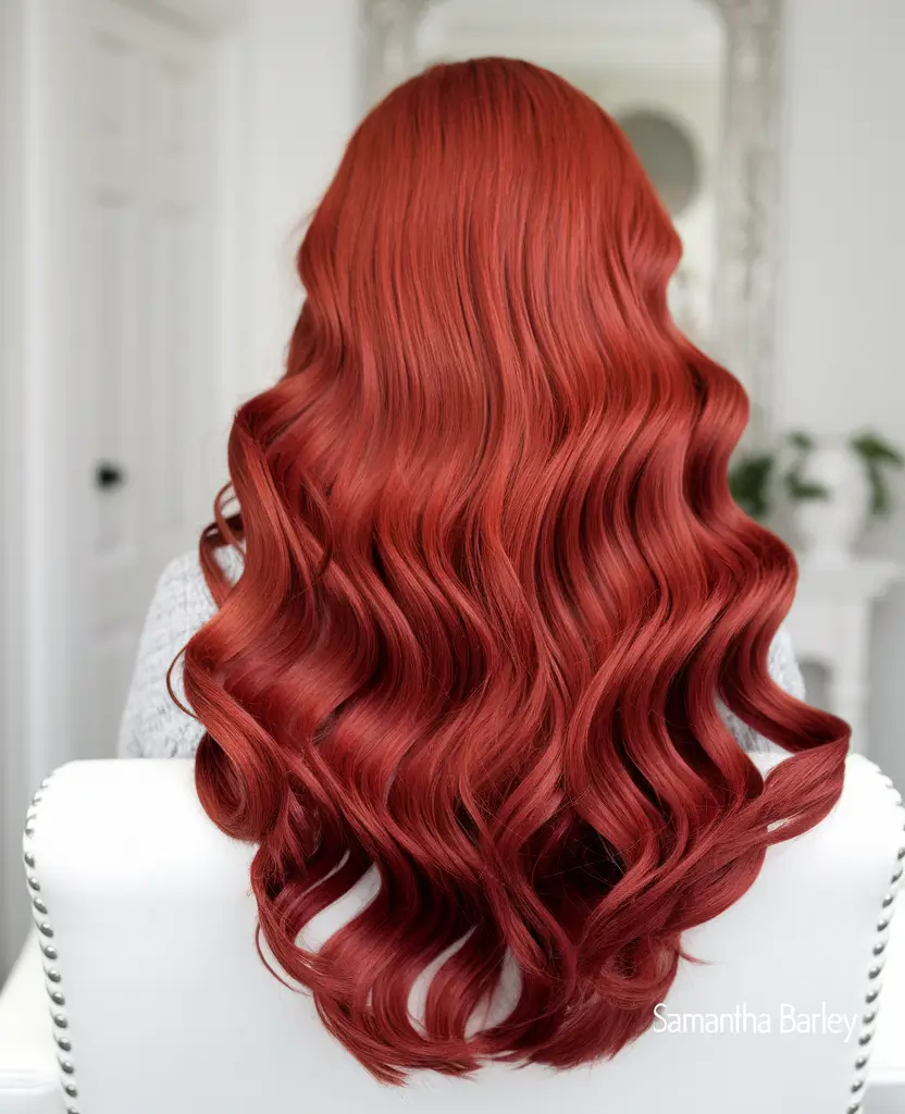 Must-Try Fall Red Hair Colors for Redheads 2025 Glossy Apple Spice Waves That Melt