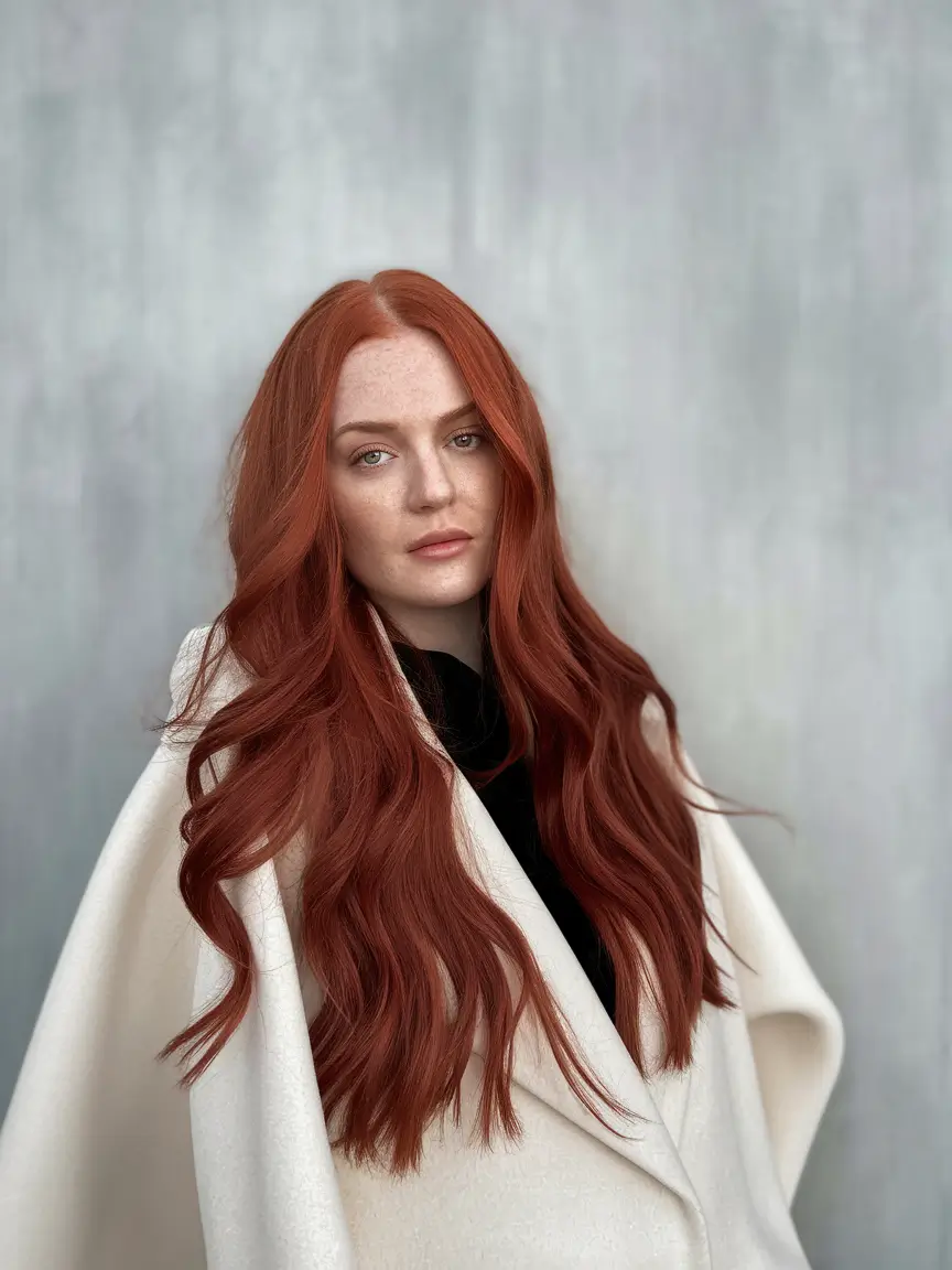 Must-Try Fall Red Hair Colors for Redheads 2025 Rust Red Tones with Natural Texture