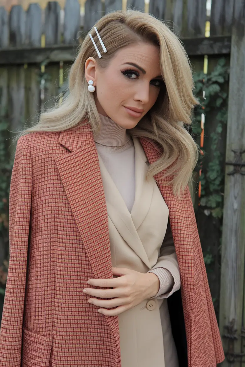 Must-Try Hairstyles for Women in Fall 2025 Side-Swept Clip-Set Volume