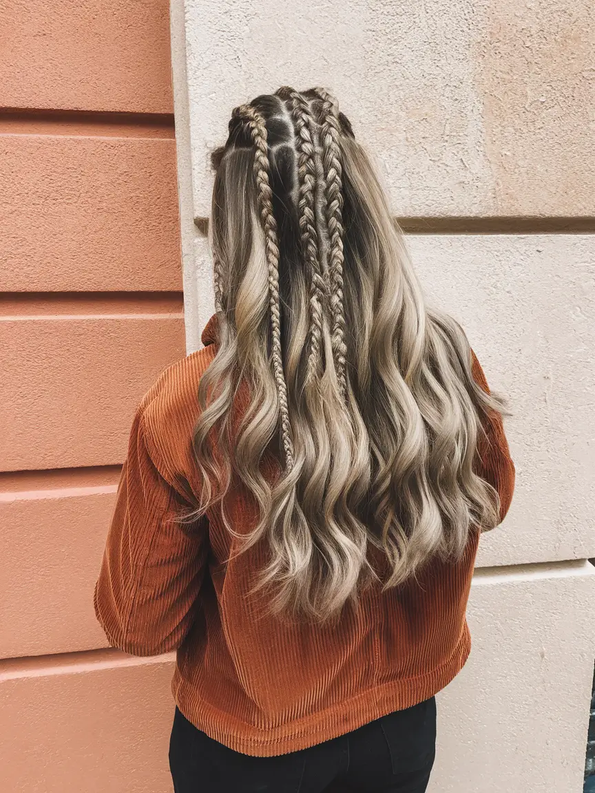 Must-Try Hairstyles for Women in Fall 2025 Festival Mini-Braid Cascade