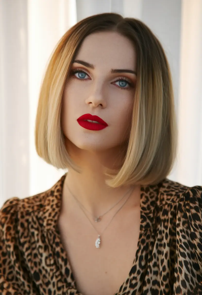 New haircuts - September 2025 ideas Rooted blonde classic bob with vintage polish