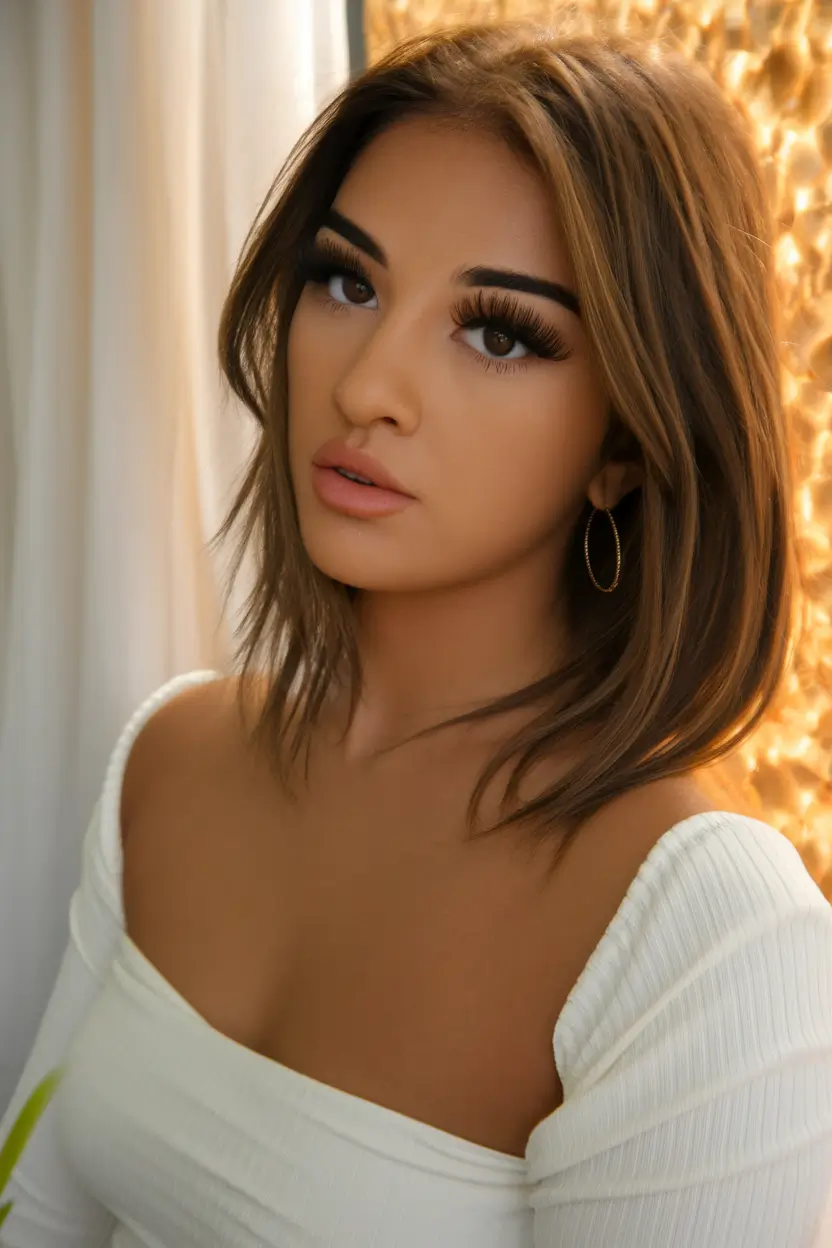 New haircuts - September 2025 ideas Layered texture bob with warm tones