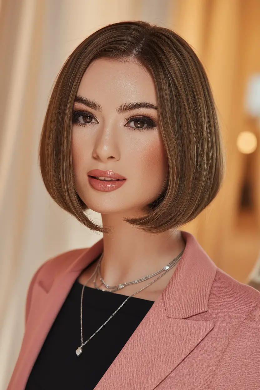 New haircuts - September 2025 ideas Sculpted bob with curved bevel and shine