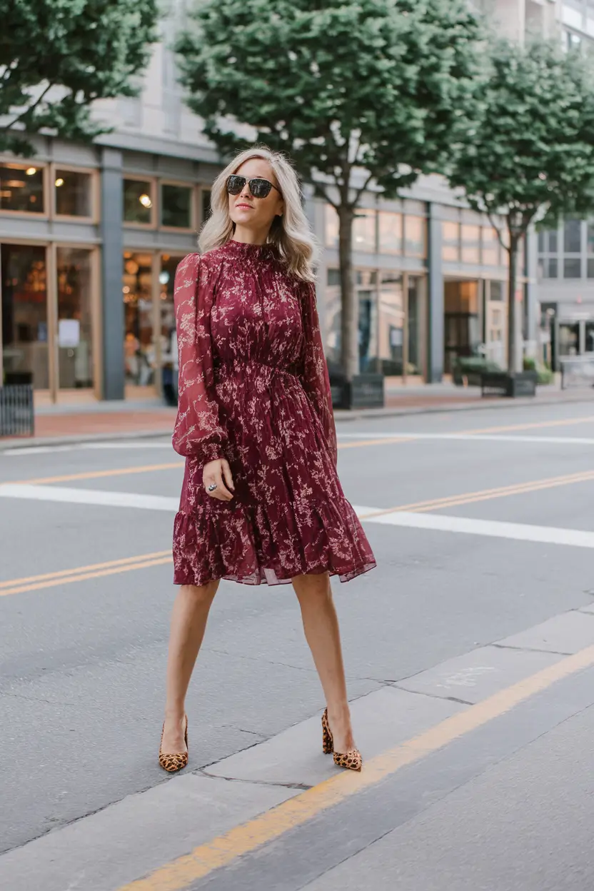 new ideas 2025 fall style for women Vintage Berry Blooms in Motion