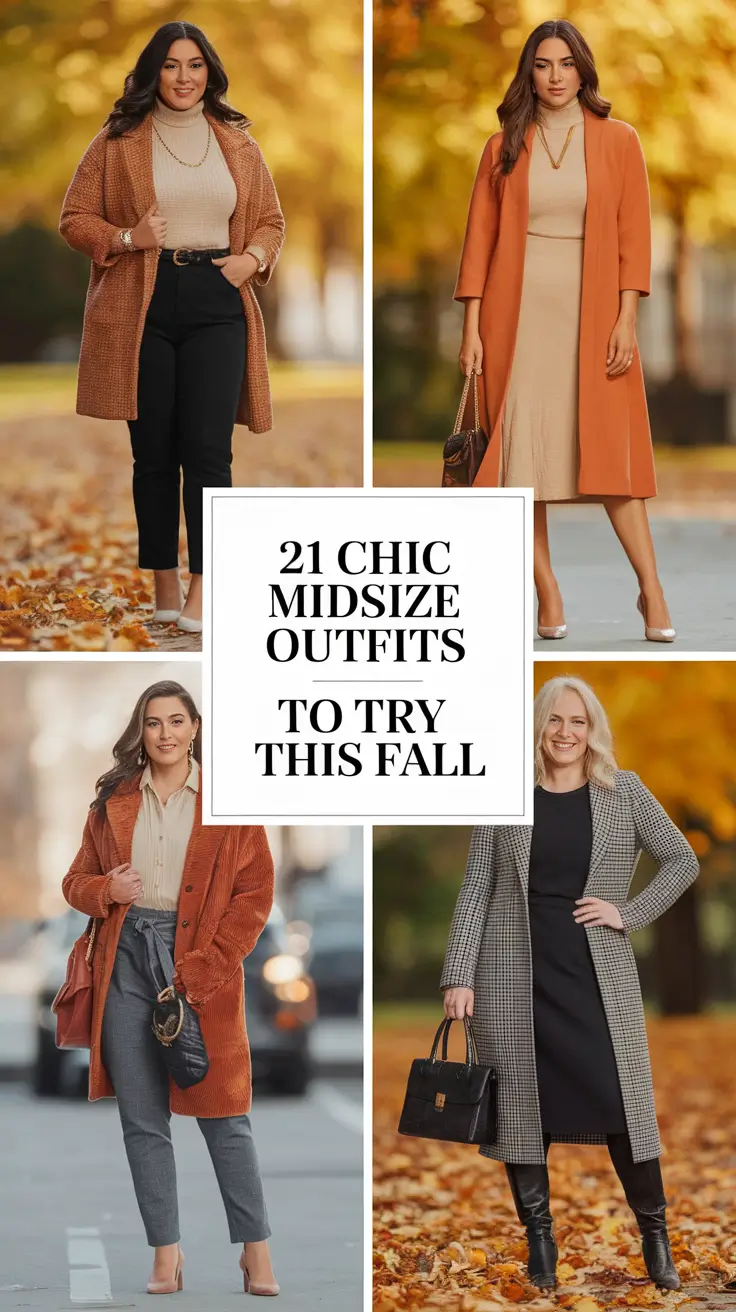 21 Chic Midsize Outfits to Try This Fall 2025 – Trendy Looks for Every Occasion