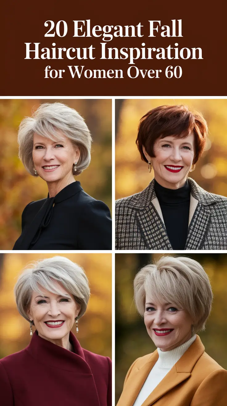 Elegant Fall 2025 Haircut Inspiration for Women Over 60: Stylish, Layered & Ageless Looks