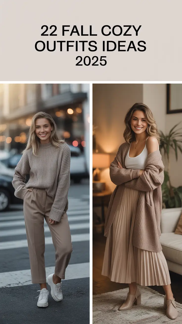 2025 Fall Cozy Outfits Ideas: Stylish and Comfy Looks for Every Occasion