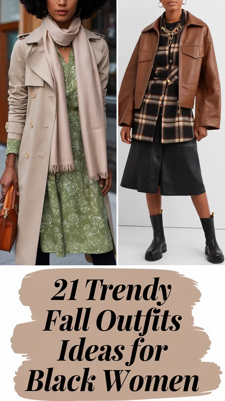 Trendy Fall Outfits Ideas for Black Women in 2025