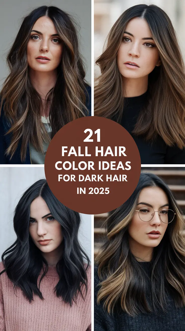 Fall Hair Color Ideas for Dark Hair in 2025 That Are Actually Wearable and Chic