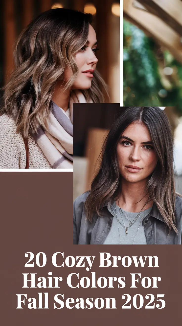 Cozy Brown Hair Colors for Fall Season 2025: Pretty Highlights and Brunette Ideas to Try Now