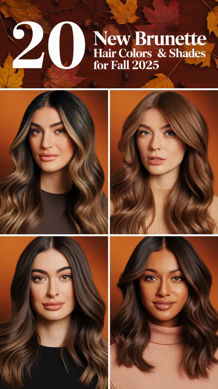New Brunette Hair Colors & Shades for Fall 2025 That Add Instant Dimension