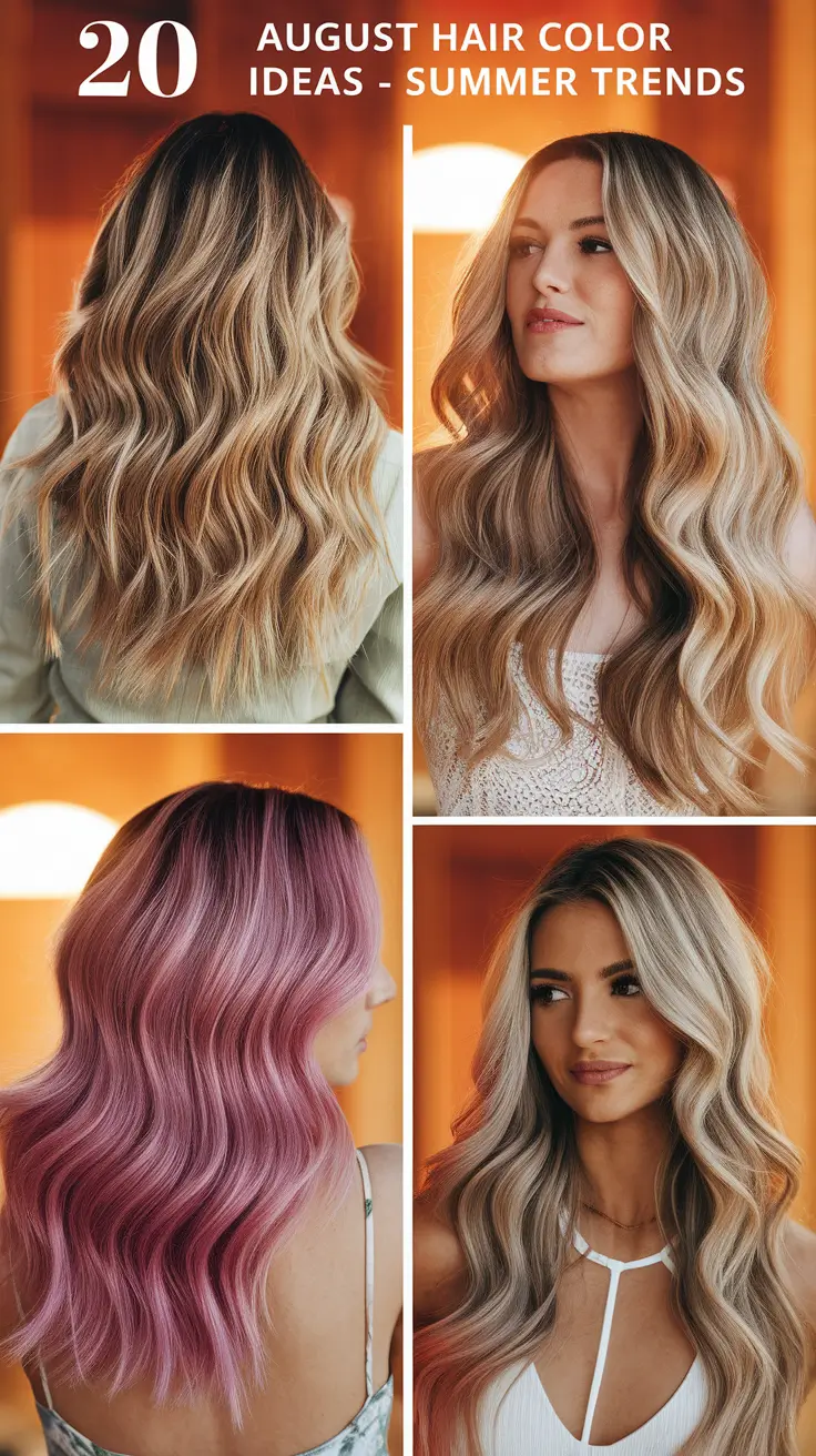 August Hair Color Ideas – Summer Trends for 2025
