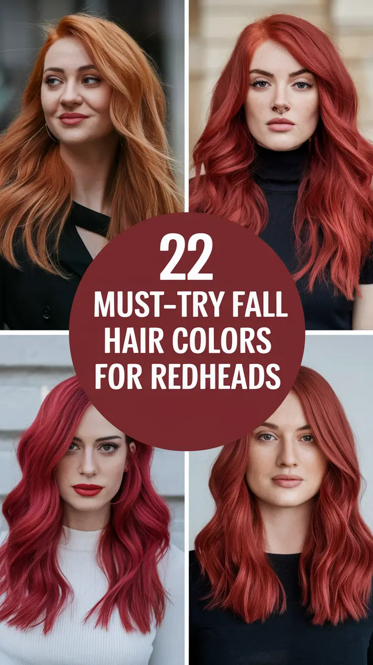 Must-Try Fall Red Hair Colors for Redheads 2025: Trendy Shades to Light Up Autumn