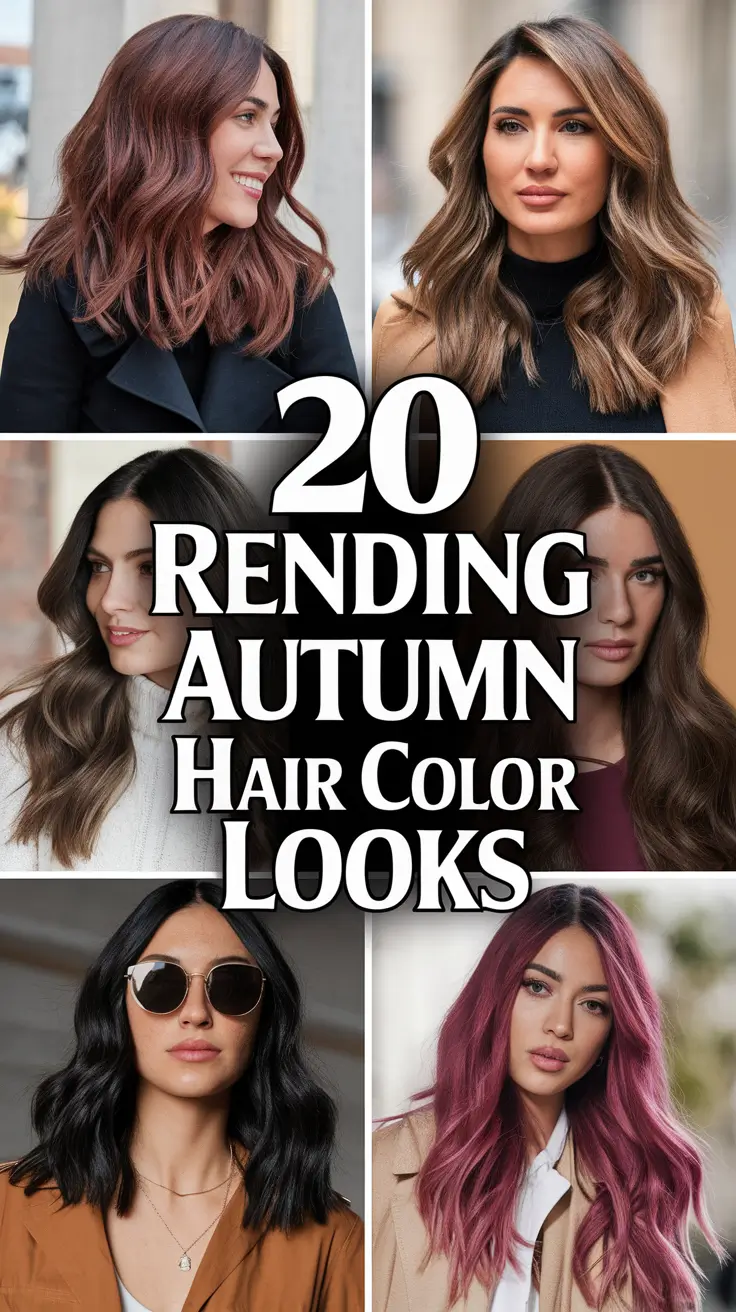 Rending Autumn Hair Color Looks for 2025: The Best Warm & Soft Shades of the Season