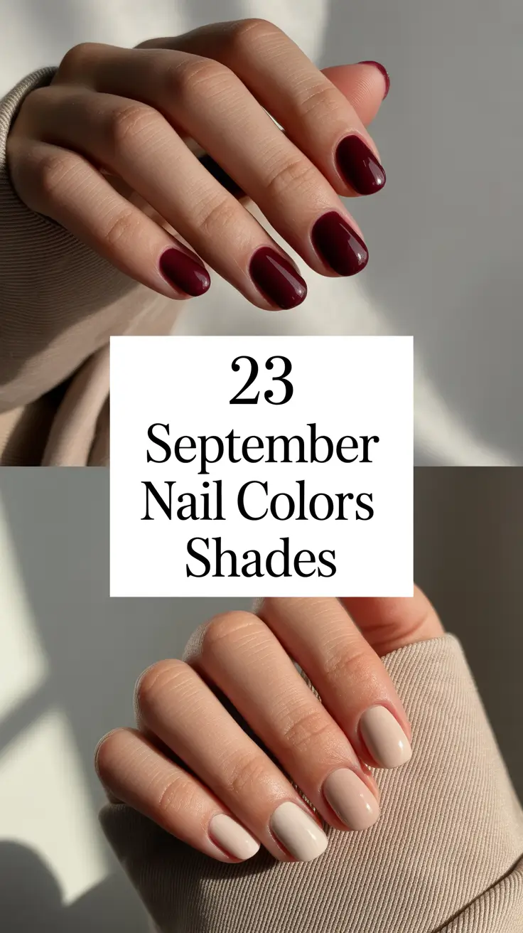 September 2025 Nail Colors Shades That Will Be Everywhere This Fall