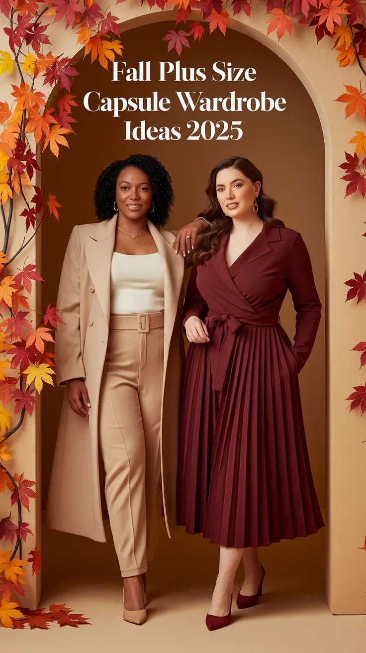 Fall Plus Size Capsule Wardrobe Ideas 2025: Stylish Layers for Cool Weather Confidence