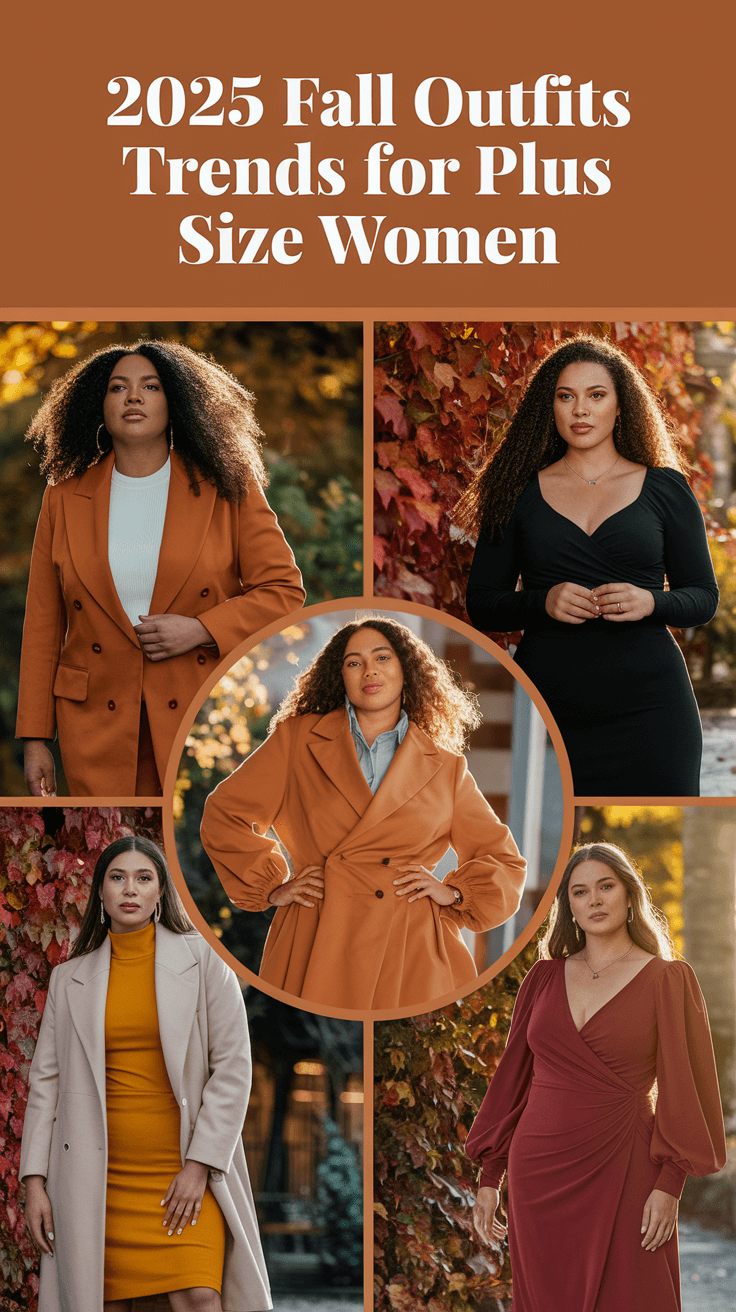 2025 Fall Outfits Trends for Plus Size Women: 20 Stylish Ideas for Real Life