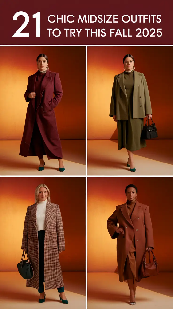 21 Chic Midsize Outfits to Try This Fall 2025 – Trendy Looks for Every Occasion