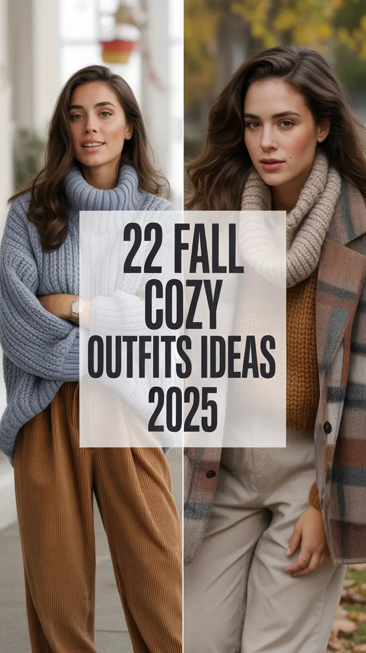 2025 Fall Cozy Outfits Ideas: Stylish and Comfy Looks for Every Occasion