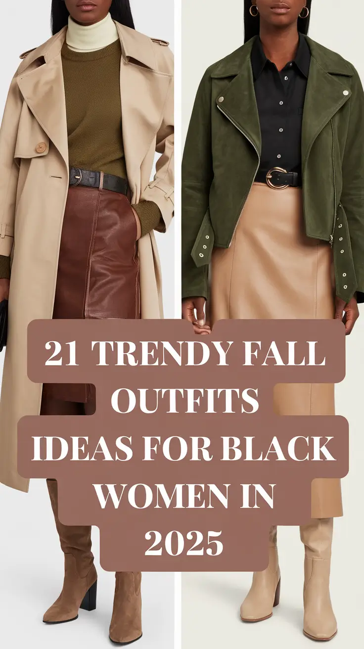 Trendy Fall Outfits Ideas for Black Women in 2025