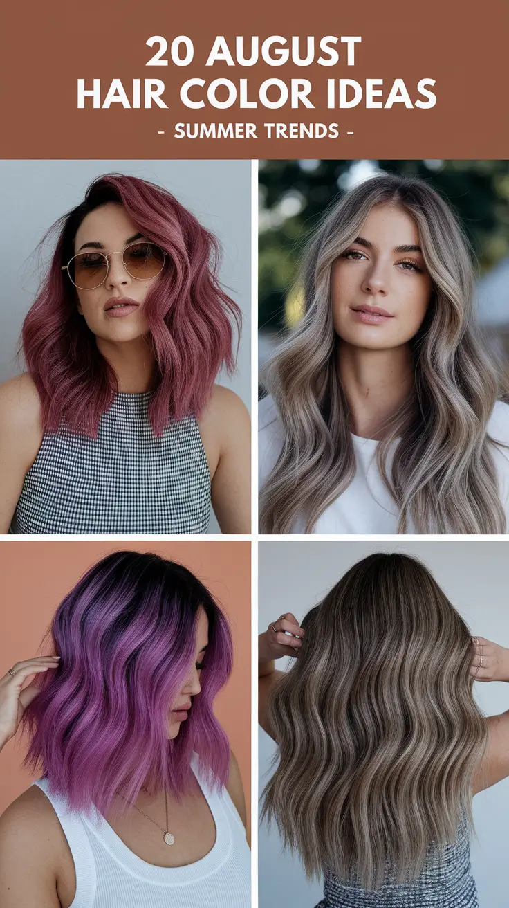 August Hair Color Ideas – Summer Trends for 2025