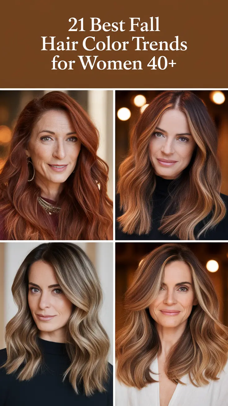 Best Fall 2025 Hair Color Trends for Women 40+: Embrace the Season with Fresh Styles