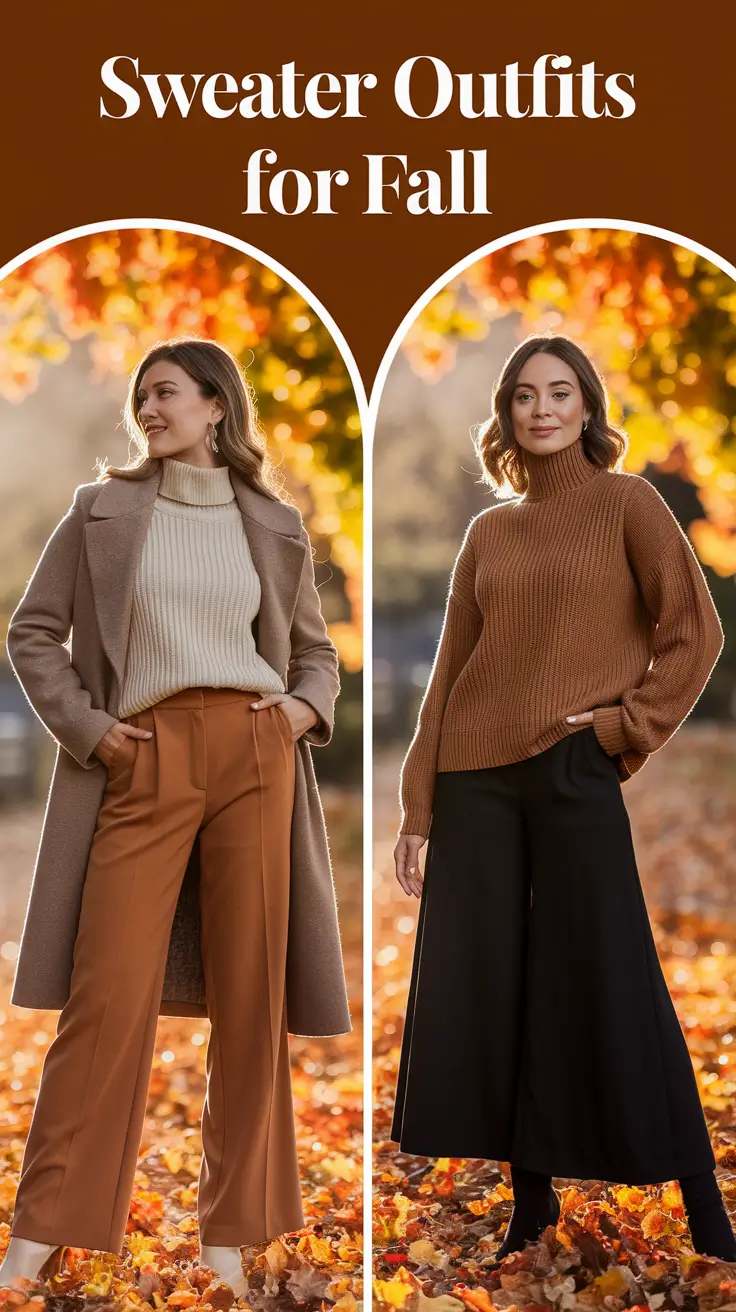 Sweater Outfits for Fall 2025: Trendy, Oversized & Casual Looks for Modern Women