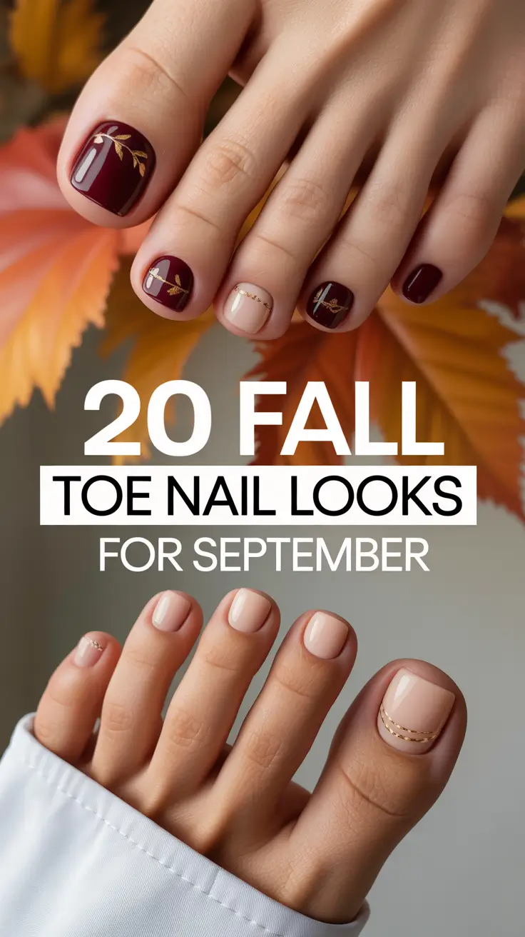 Fall Toe Nail Looks for September 2025: Pretty Polish Ideas and Designs You’ll Love