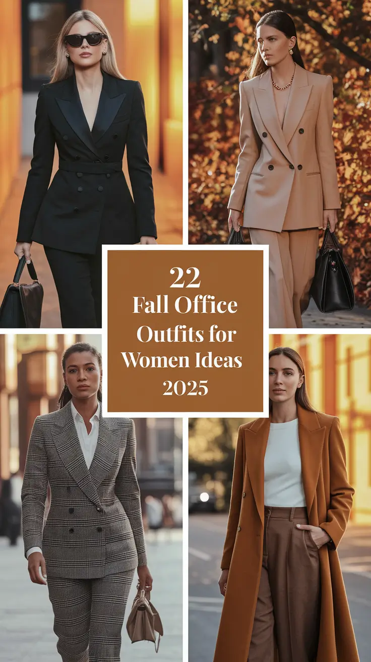 Fall Office Outfits for Women Ideas 2025: Stylish & Practical Looks for Every Work Mood