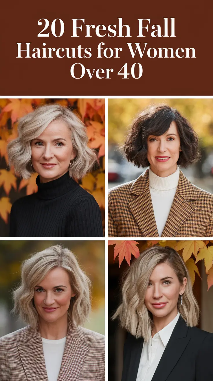 Fresh Fall 2025 Haircuts for Women Over 40 That Are Trendy, Cute & Timeless