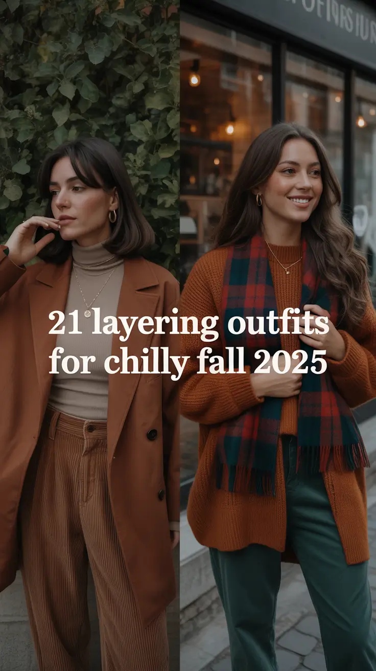 Layering Outfits for Chilly Fall 2025: Trendy Ideas to Dress to Impress