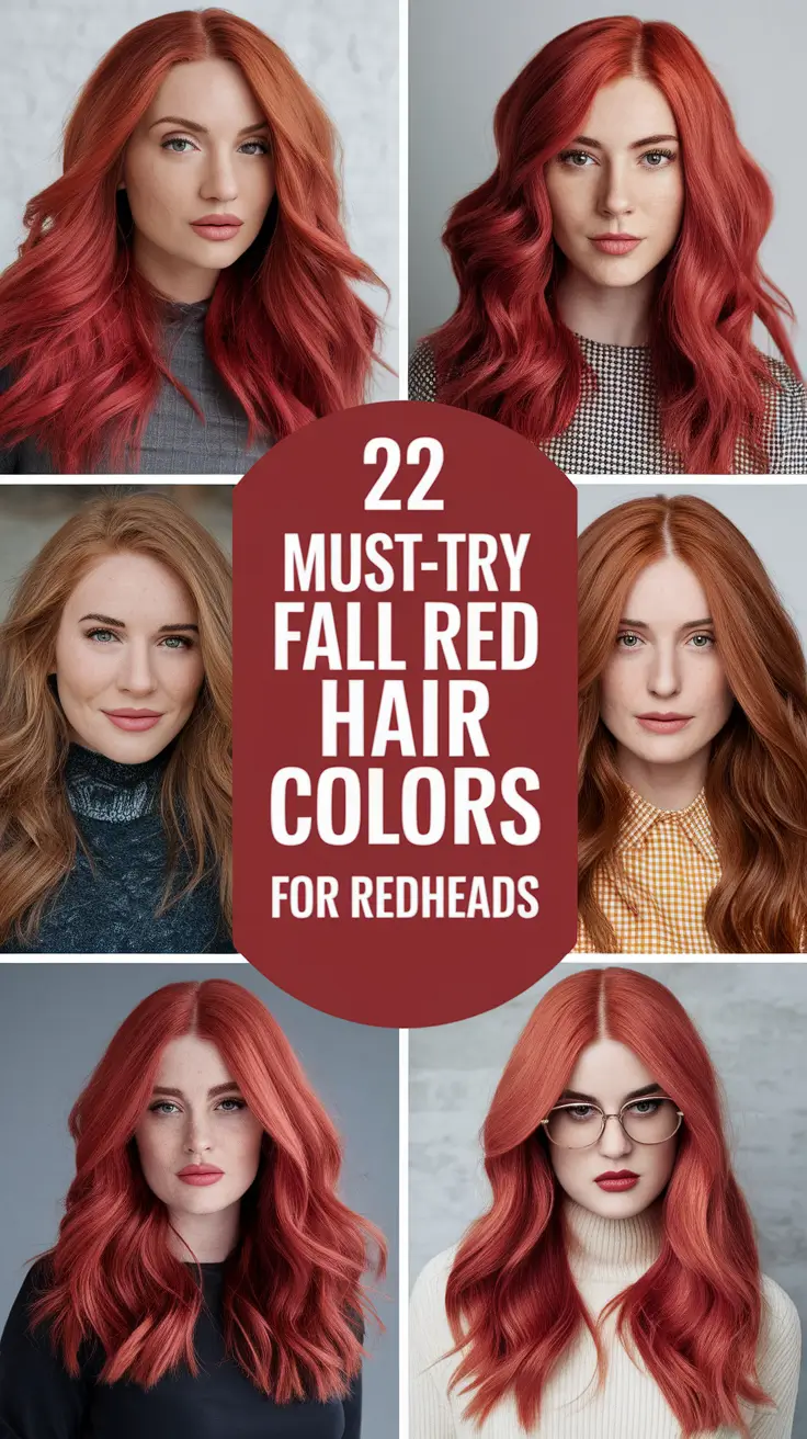Must-Try Fall Red Hair Colors for Redheads 2025: Trendy Shades to Light Up Autumn