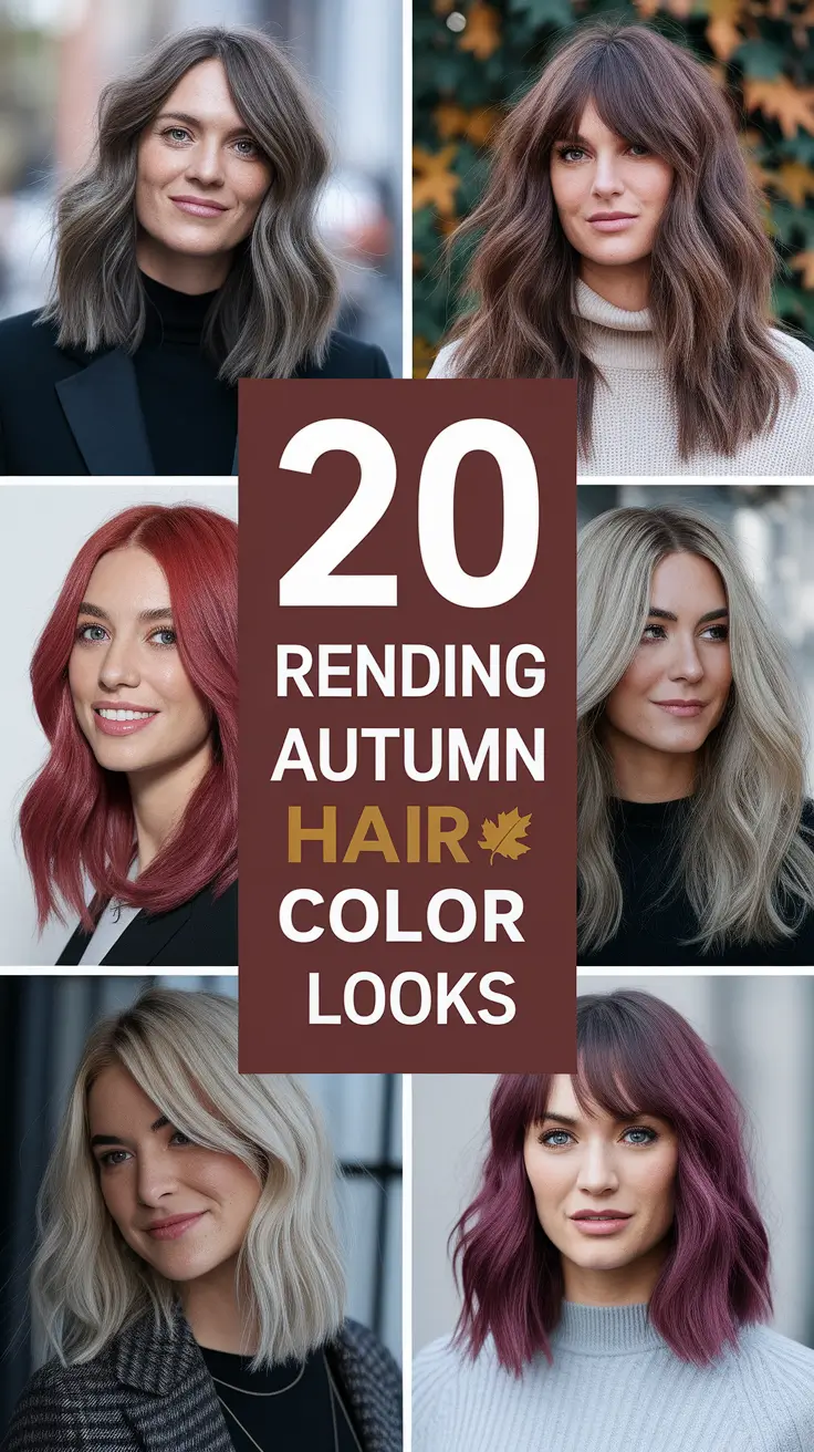 Rending Autumn Hair Color Looks for 2025: The Best Warm & Soft Shades of the Season