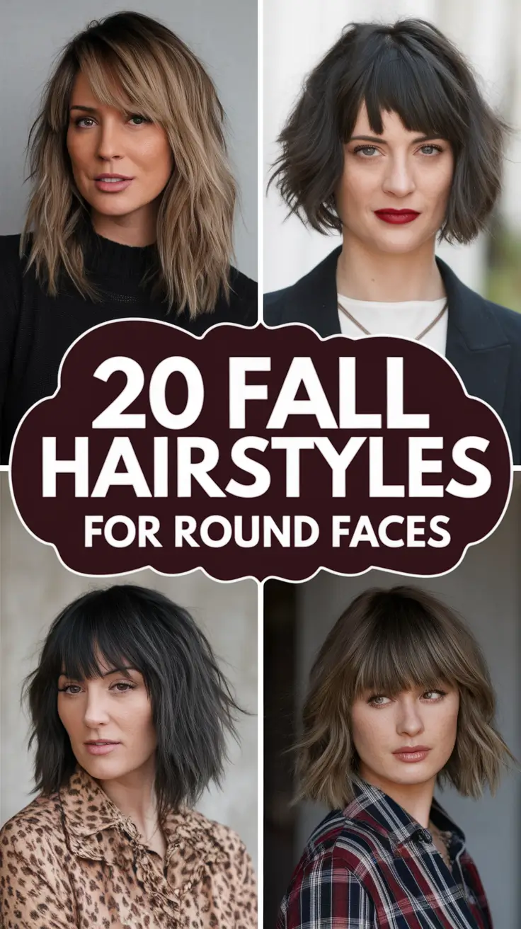 Fall 2025 Hairstyles for Round Faces: Chic Ideas from Pixiecut to Sleek Buns