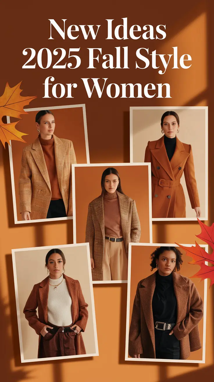 New Ideas 2025 Fall Style for Women: Fresh Outfits to Inspire Your Autumn Wardrobe
