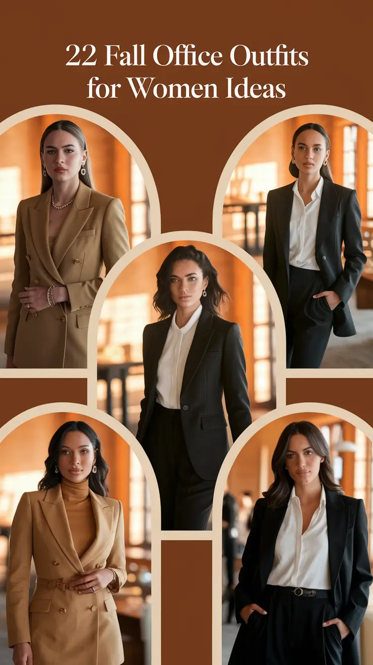 Fall Office Outfits for Women Ideas 2025: Stylish & Practical Looks for Every Work Mood